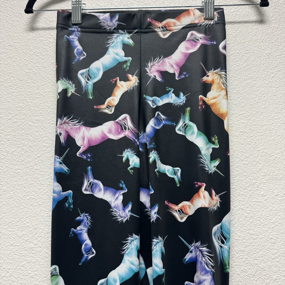 BlackMilk Cotton Candy Corn Toasties Unicorn‎ Leggings Black XS X-Small